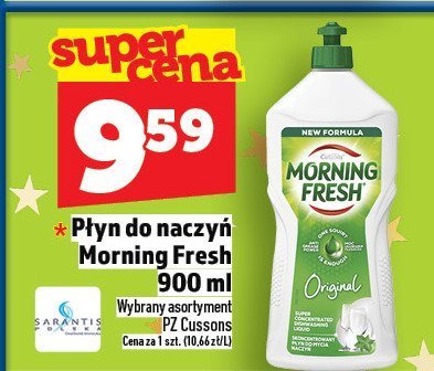 Płyn do naczyń Morning Fresh 900 ml promocja w TOPAZ