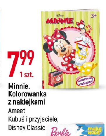 Kolorowanki z naklejkami - myszka minnie promocja