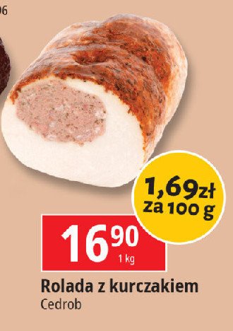 Rolada z kurcząt Cedrob promocja