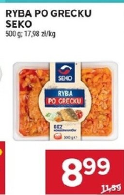 Ryba po grecku Seko promocja w Stokrotka