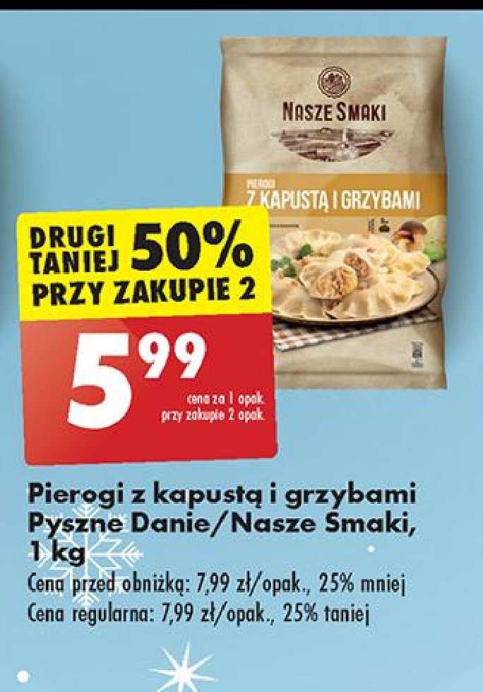 Pierogi z kapustą i grzybami Pyszne danie promocja