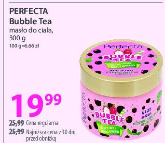 Masło do ciała Perfecta bubble tea promocja w Hebe