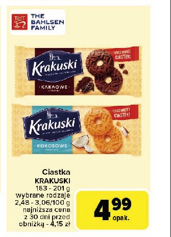 Ciastka kakaowe Krakuski Krakuski bahlsen promocja