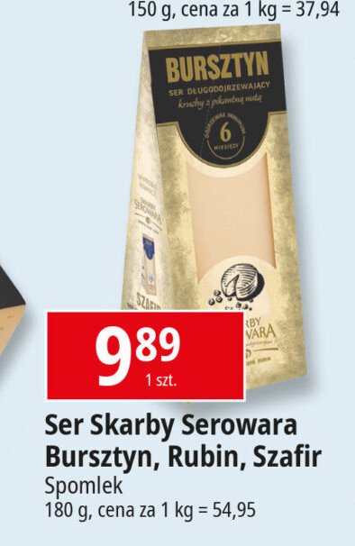 Ser szafir Skarby serowara promocja w Leclerc