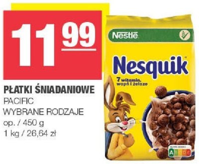 Płatki śniadaniowe PACIFIC promocja w SPAR