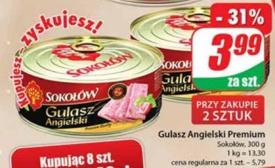 Gulasz angielski Sokołów promocja