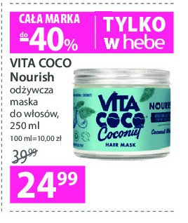 Maska do włosów odżywcza VITA COCO promocja