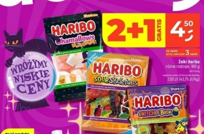 Żelki Haribo różne rodzaje, 160 g promocja