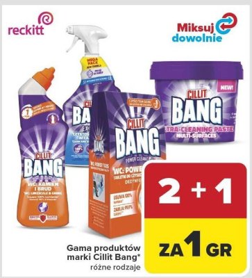 Gama produktów marki Cillit Bang promocja w Carrefour