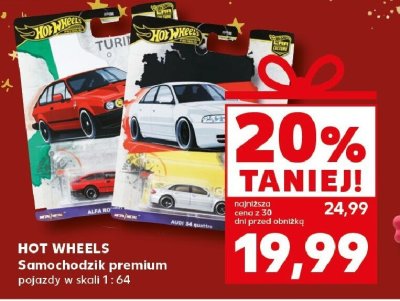 Samochodzik premium pojazdy 1:64 HOT WHEELS promocja w Kaufland