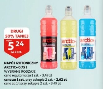 Napój izotoniczny niebieski ARCTIC PLUS ISOSPRINT promocja