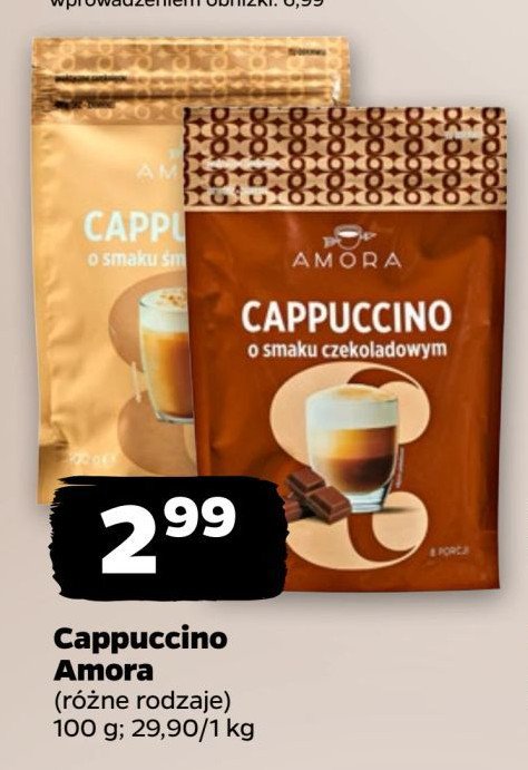 Kawa cappuccino śmietankowe Amora promocja