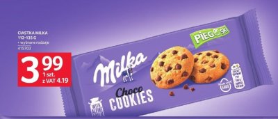 Ciastka Milka Choco Cookies 112-135 g wybrane rodzaje promocja w Selgros