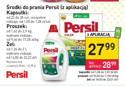 Żel do prania tkanin białych i jasnych PERSIL SABAO AZUL E BRANCO promocja