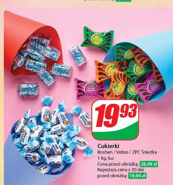 Cukierki Milky splash promocja