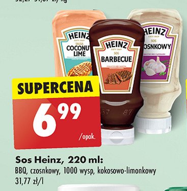 Sos coconut lime Heinz promocja w Biedronka