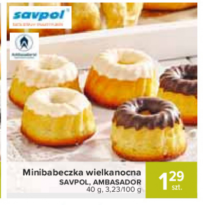 Minibabeczka wielkanocna Savpol promocja