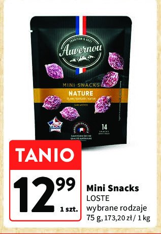 Mini snack naturalny AUVERNOU promocja