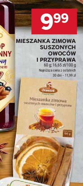 Mieszanka zimowa suszonych owoców Orzeszek promocja w Stokrotka