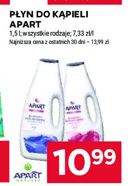 Płyn do kąpieli Apart classic Apart natural promocja