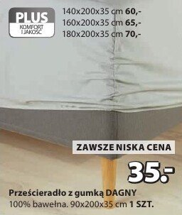 Prześcieradło z gumką DAGNY promocja w Jysk