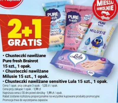 Chusteczki nawilżane Pure Czech Brainrot 15 szt. promocja w Twój Market