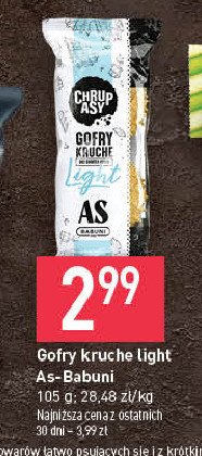 Gofry light CHRUPASY promocja