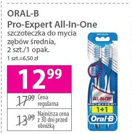 Szczoteczka all in one średnia Oral-b pro-expert promocja