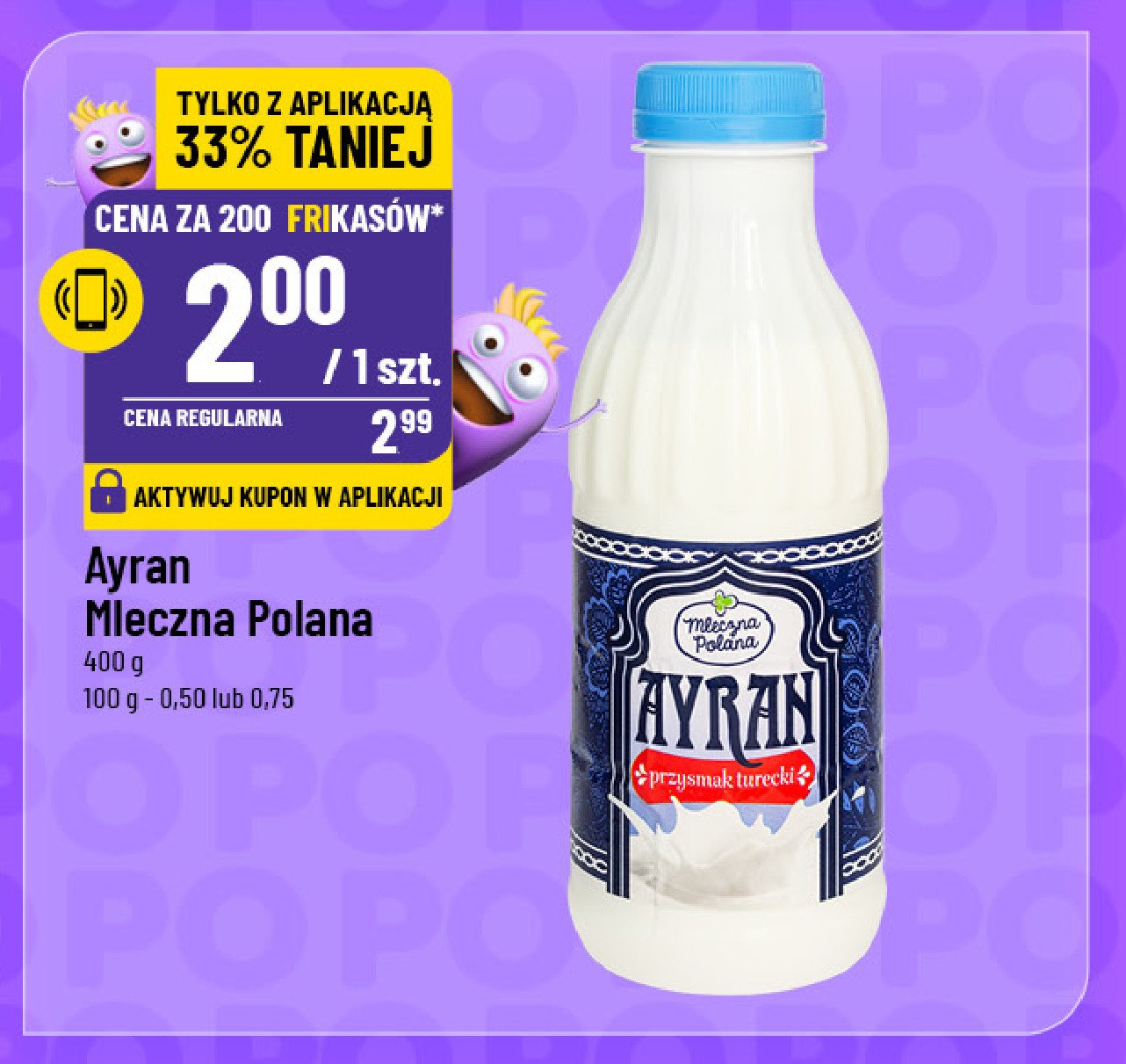 Ayran Mleczna polana promocja