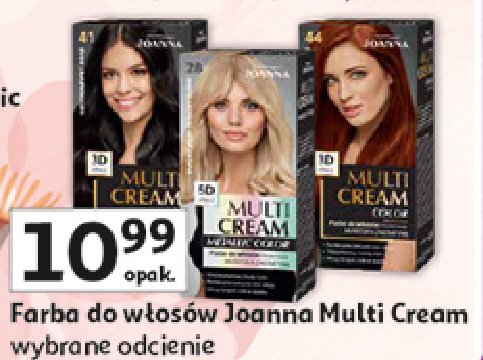 Farba do włosów 28 Joanna multi cream color promocja w Auchan
