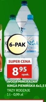 Woda gazowana Kinga pienińska promocja