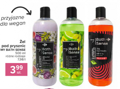 Żel pod prysznic guarana i żeńszeń My bath sense promocja