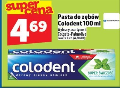 Pasta do zębów Colodent 100 ml promocja w TOPAZ