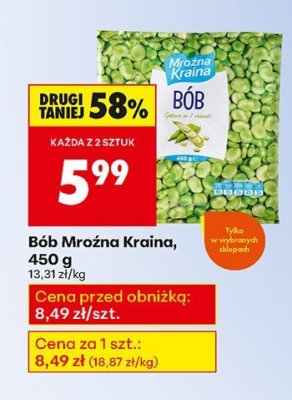 Bób Mroźna Kraina, 450 g promocja w Biedronka