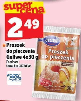 Proszek do pieczenia Gellwe 4x30 g promocja w TOPAZ