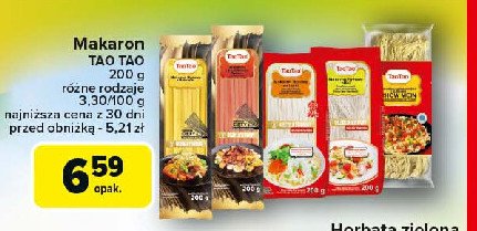 Makaron pszenny chow mein Tao tao promocja w Carrefour Market