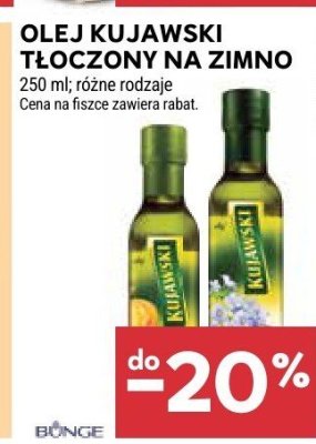 Olej kujawski tłoczony na zimno promocja w Stokrotka