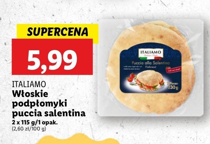 Podpłomyki Italiamo promocja