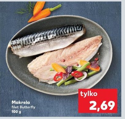 Makrela filet butterfly promocja w Kaufland