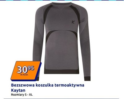 Bezszwowa koszulka termoaktywna  promocja w Action