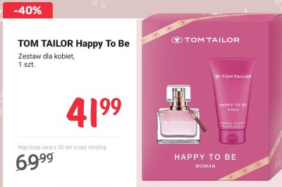 Zestaw dla kobiet Happy To Be promocja w Rossmann