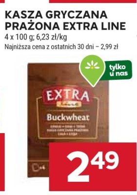 Kasza KASZA GRYCZANA PRAŻONA EXTRA LINE promocja w Stokrotka
