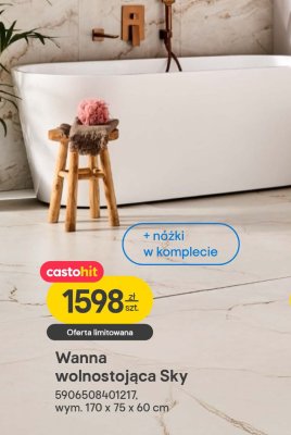 Wanna wolnostojąca Sky promocja w Castorama