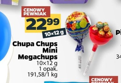 Lizaki w pudełku w kształcie lizaka Chupa chups mega promocja