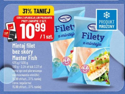 Mintaj filet bez skóry Master Fish promocja w POLOmarket
