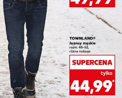 Jeansy męskie, różne rodzaje promocja w Kaufland