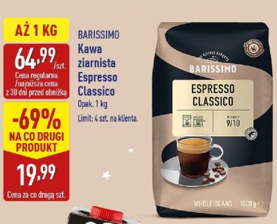 Kawa ziarnista Espresso Classico promocja w Aldi