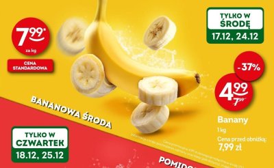 Banany promocja w Żabka