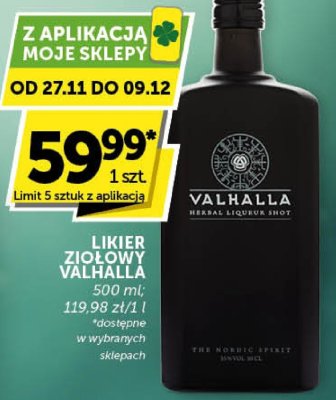 Likier ziołowy Valhalla promocja w ABC
