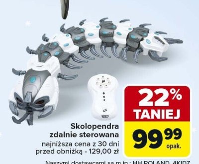 Skolopendra zdalnie sterowana promocja w Carrefour